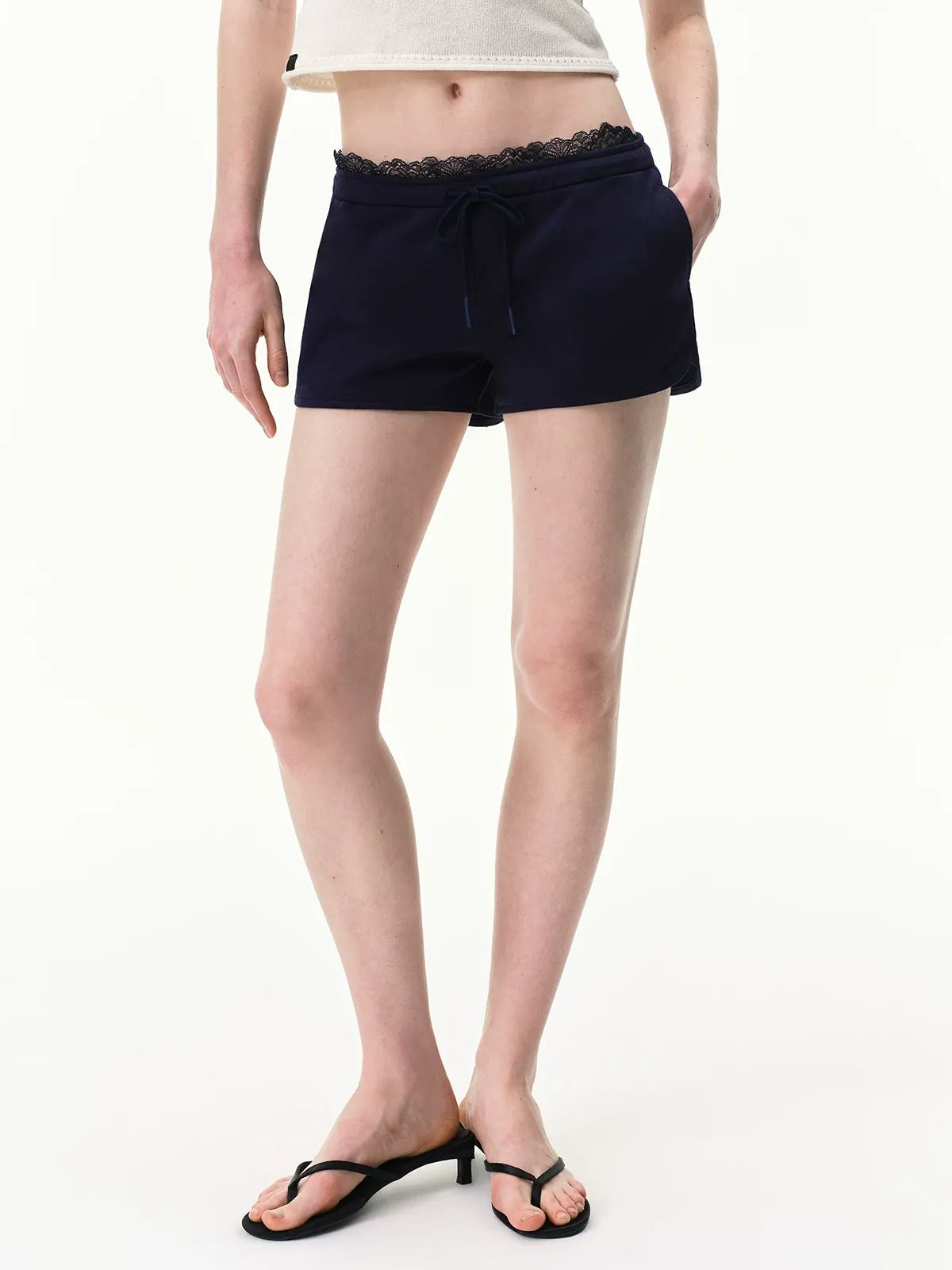 Lace Waist Shorts