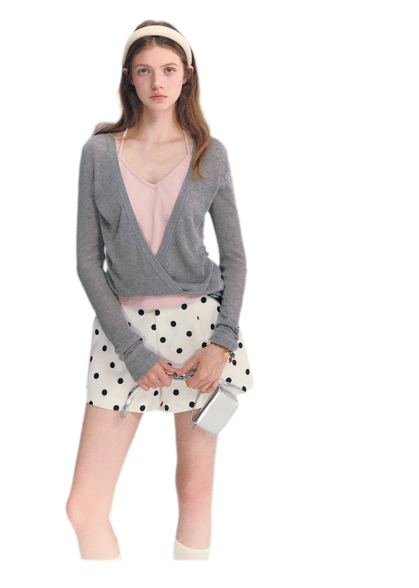 Lyocell Faux Two Knit