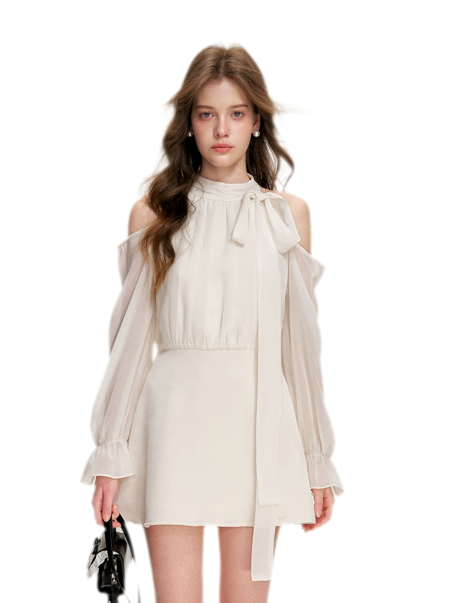 Satin Halter Dress