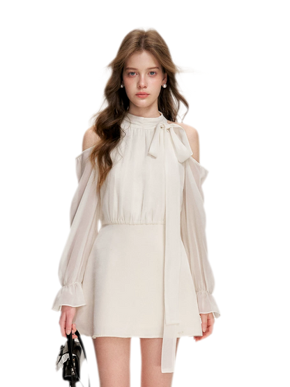 Satin Halter Dress