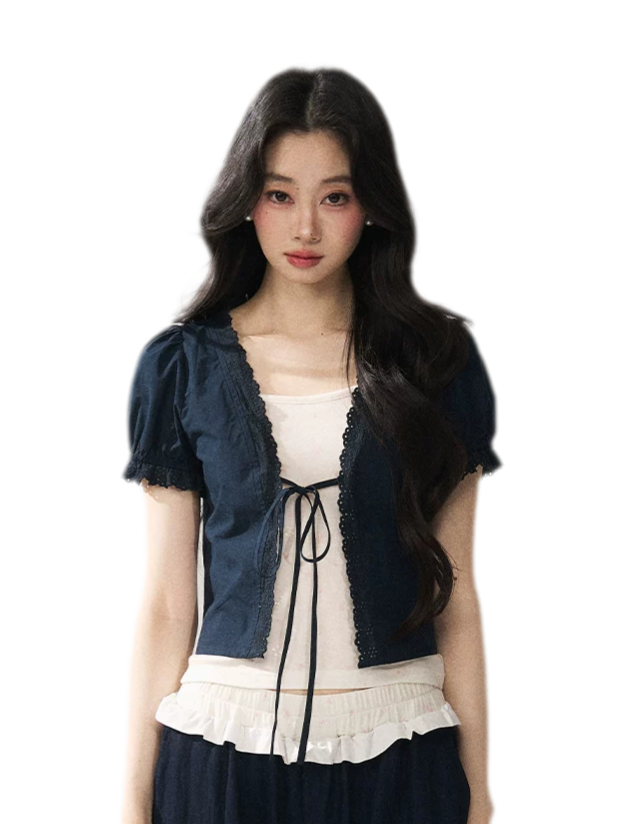 Floral Camisole Lace Cardigan