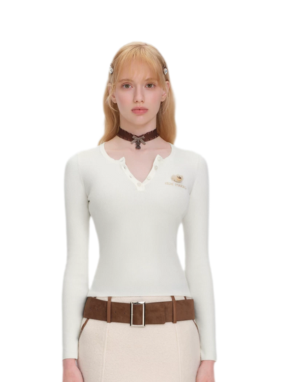 Textured Knit Undershirt