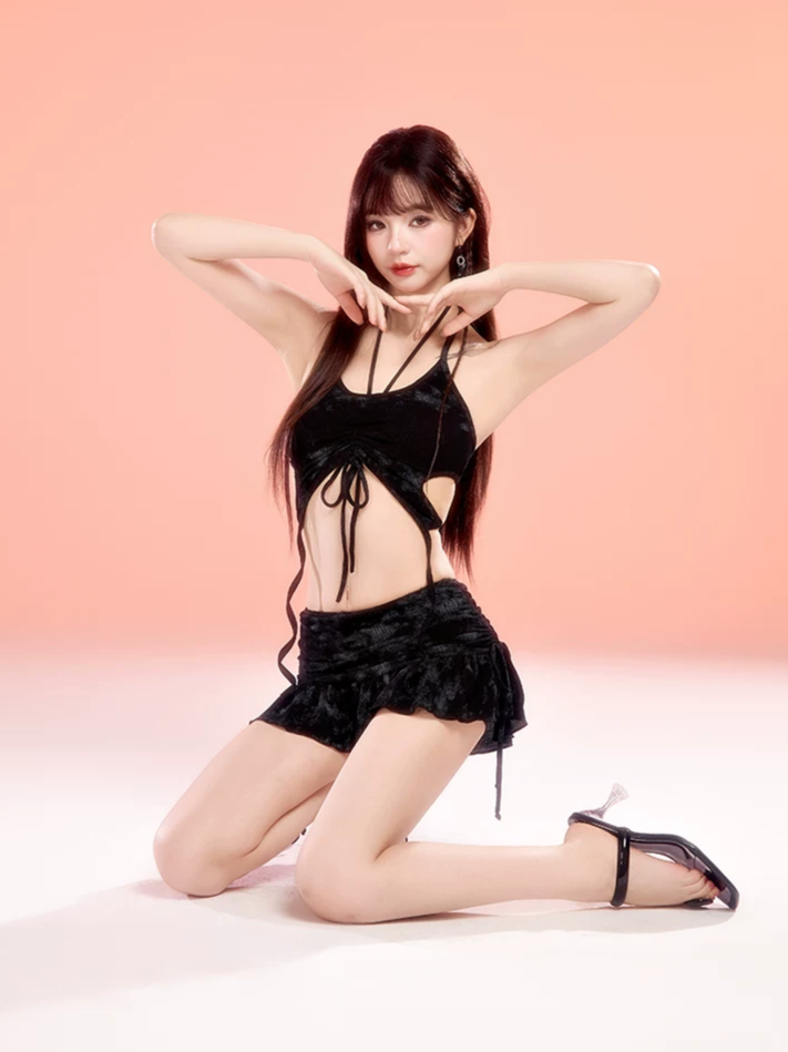 Skirt Shorts Bikini Set