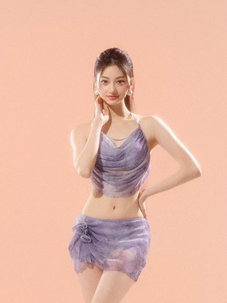Ruched Two-Piece Swimsuit