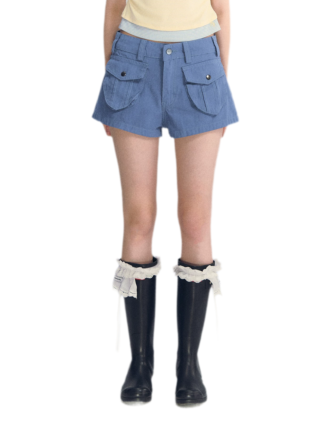 Low-Waist Cargo Shorts