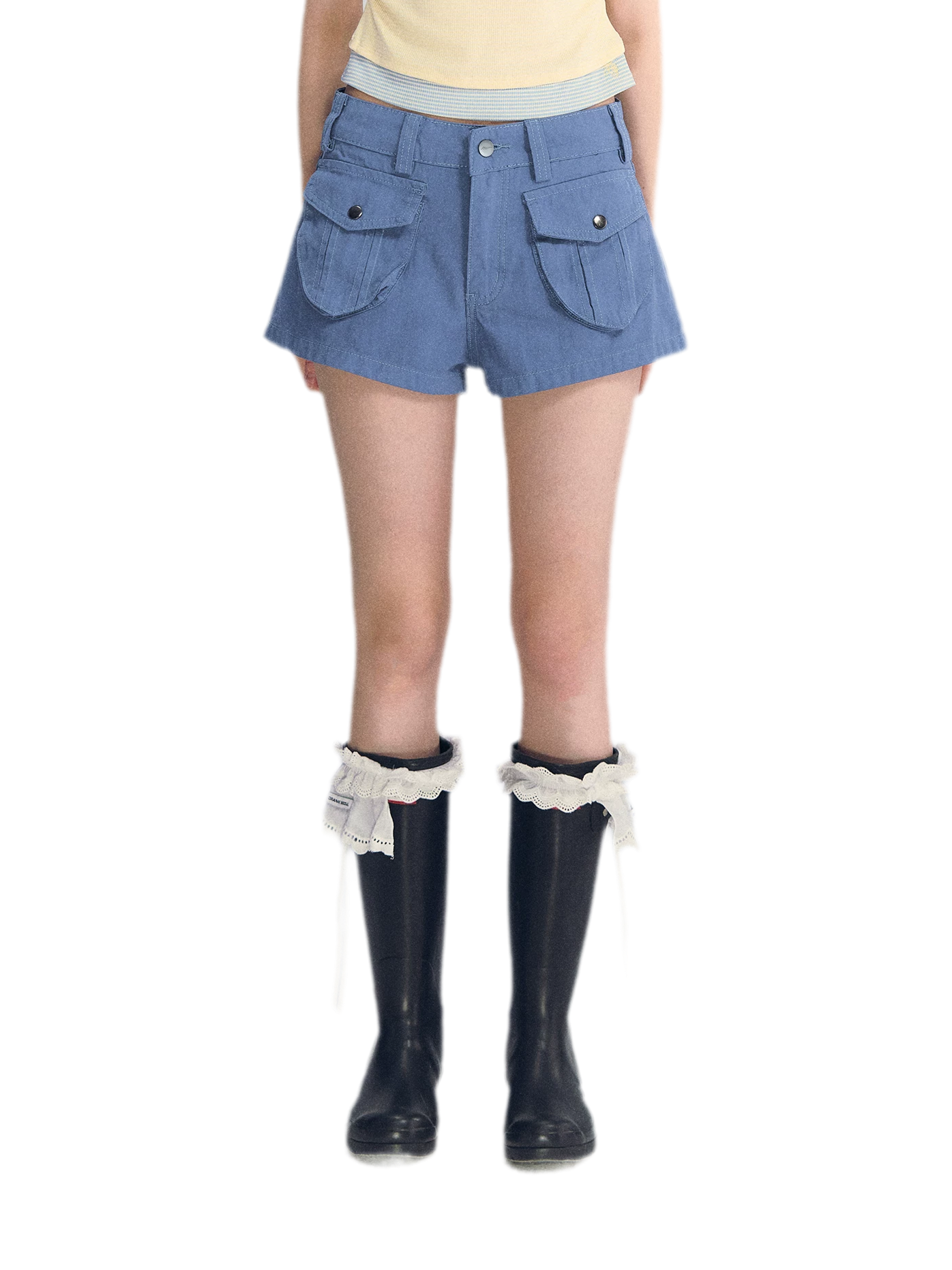 Low-Waist Cargo Shorts