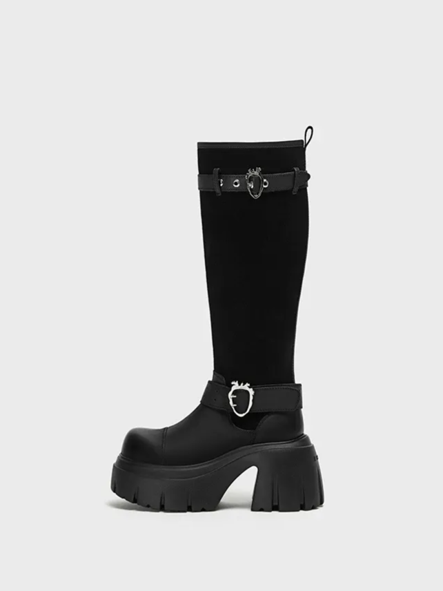 Thick Platform Knee Boots
