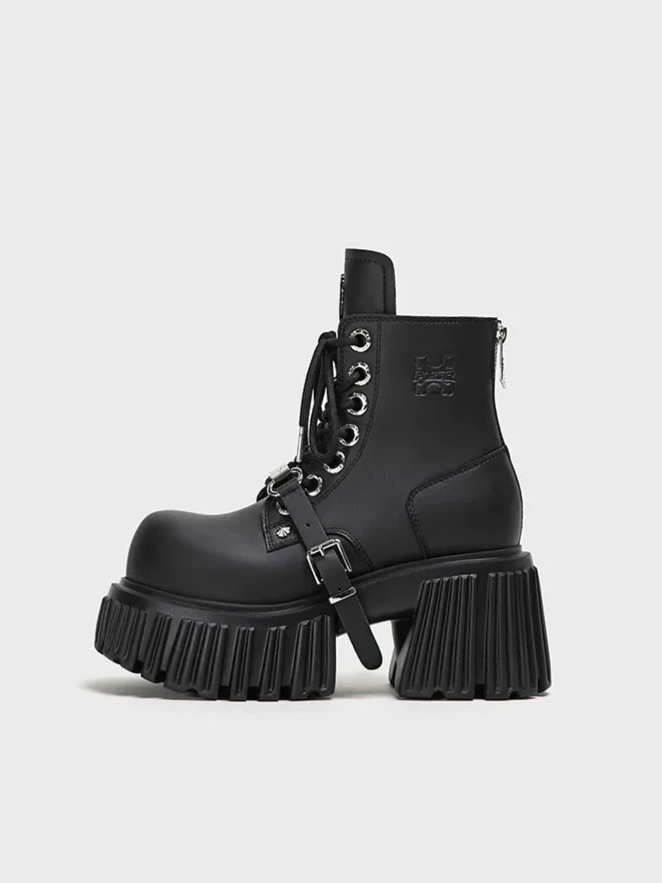 Gothic Platform Ankle Boots