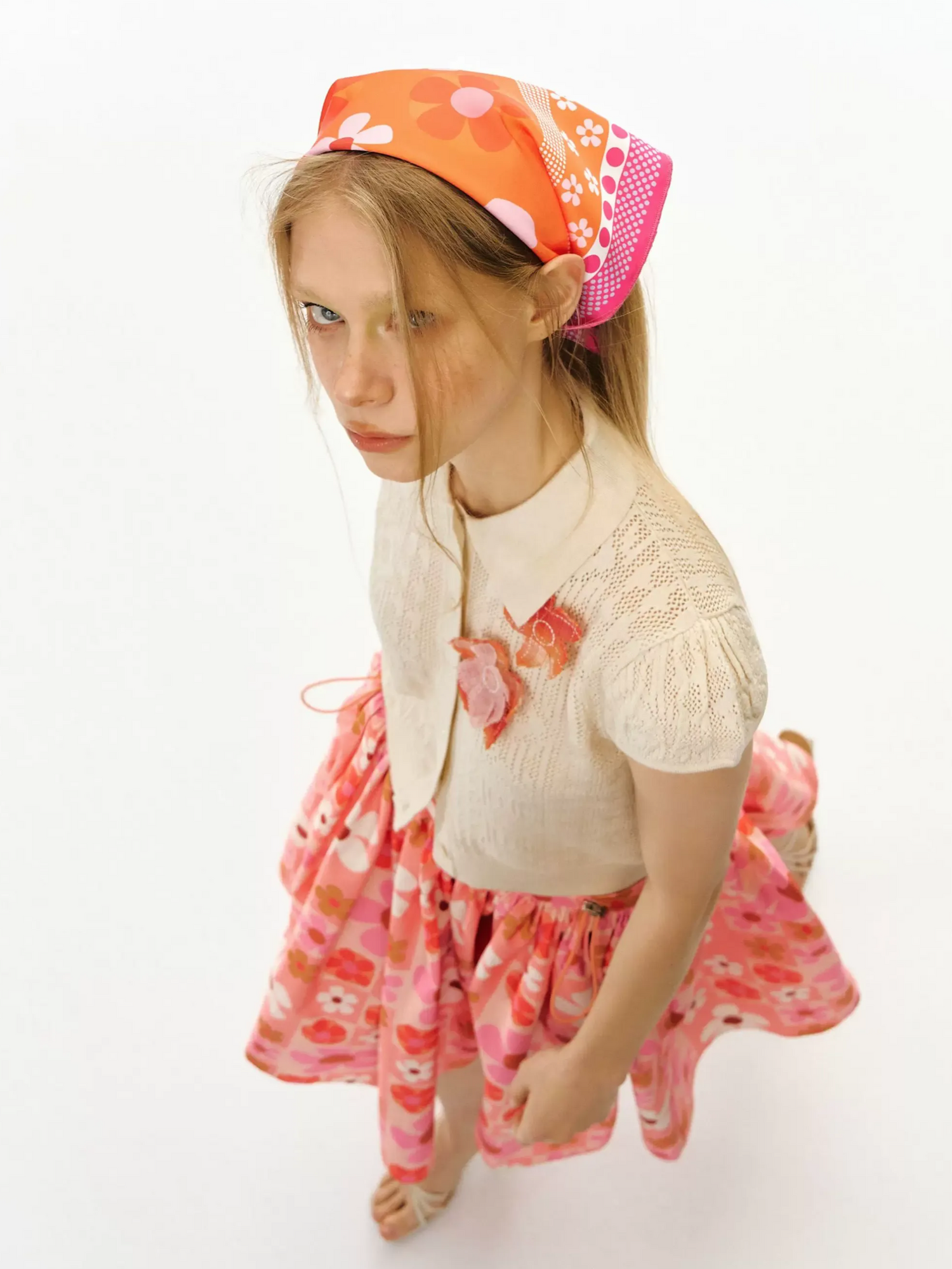 Graphic Square Head Scarf