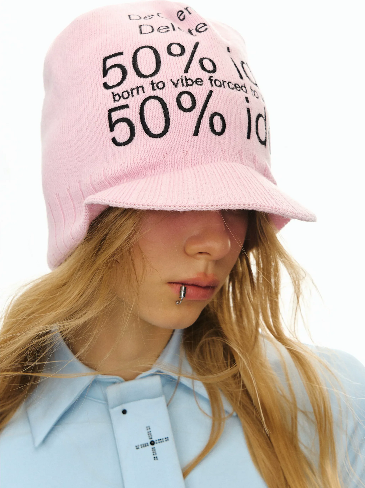 Emoticon Wool Knit Hat