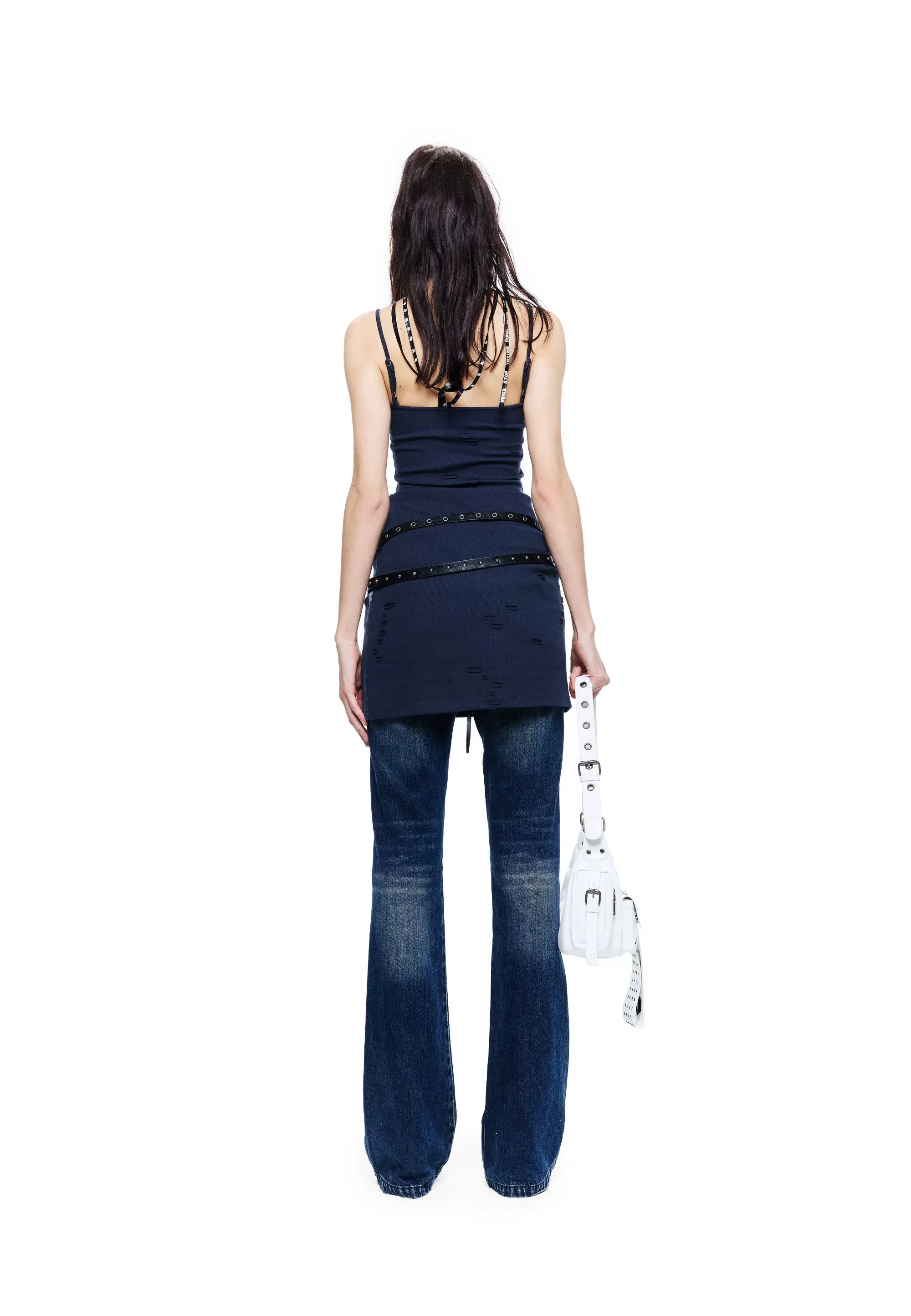 Lace Splicing Sleeveless Dress