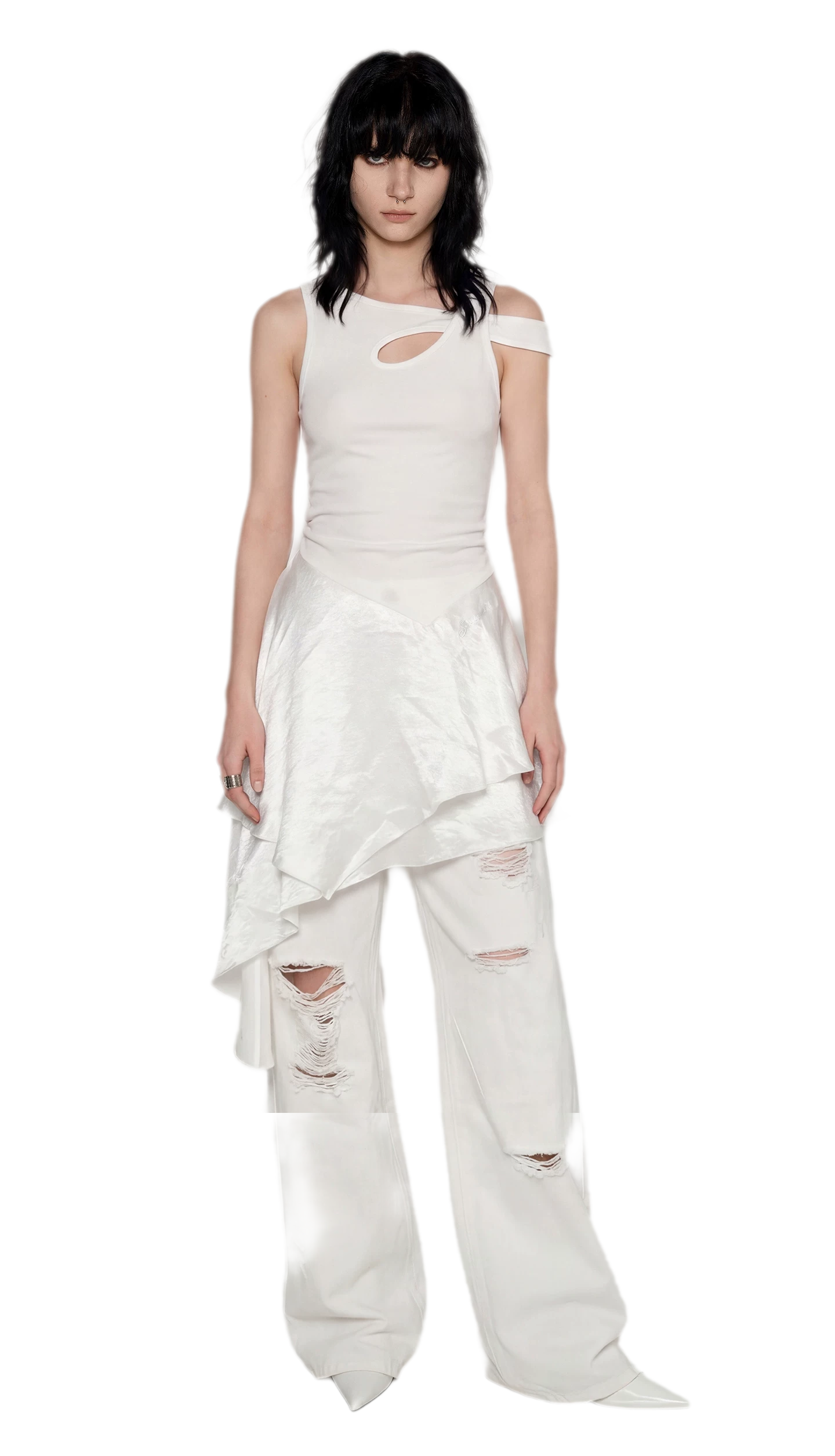 Asymmetric Layered Dress