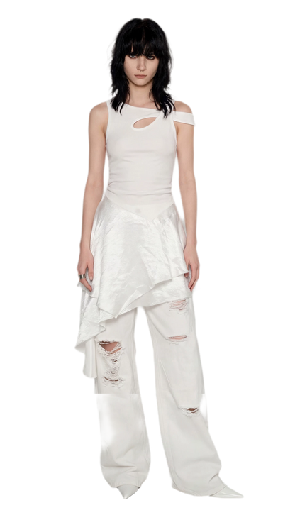 Asymmetric Layered Dress
