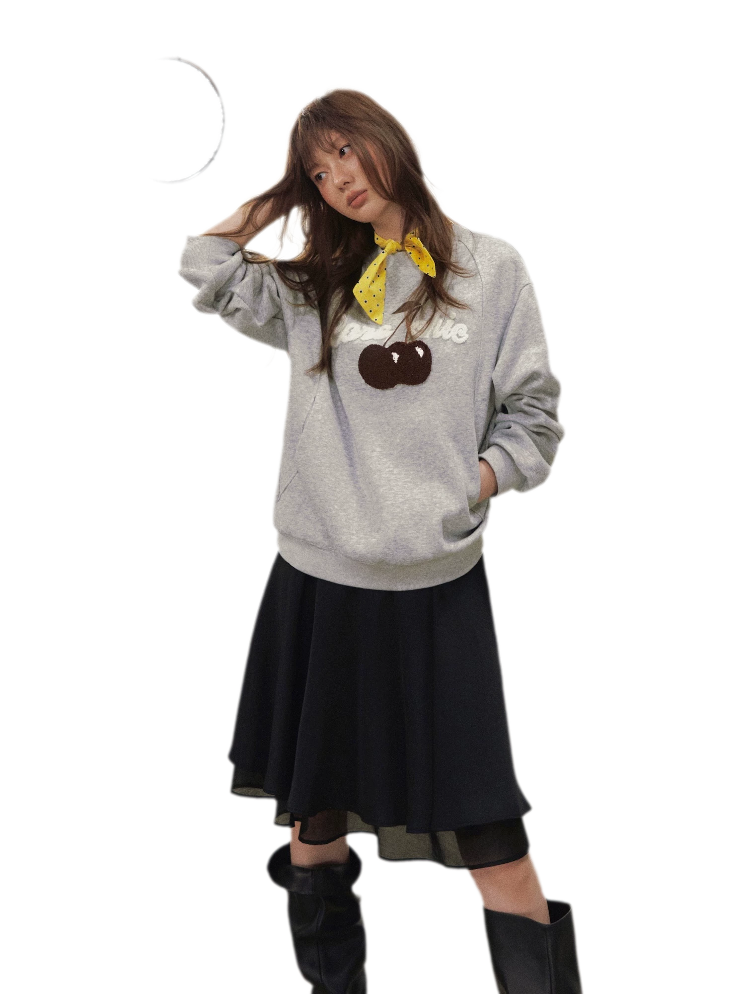 Cherry Letter Sweatshirt