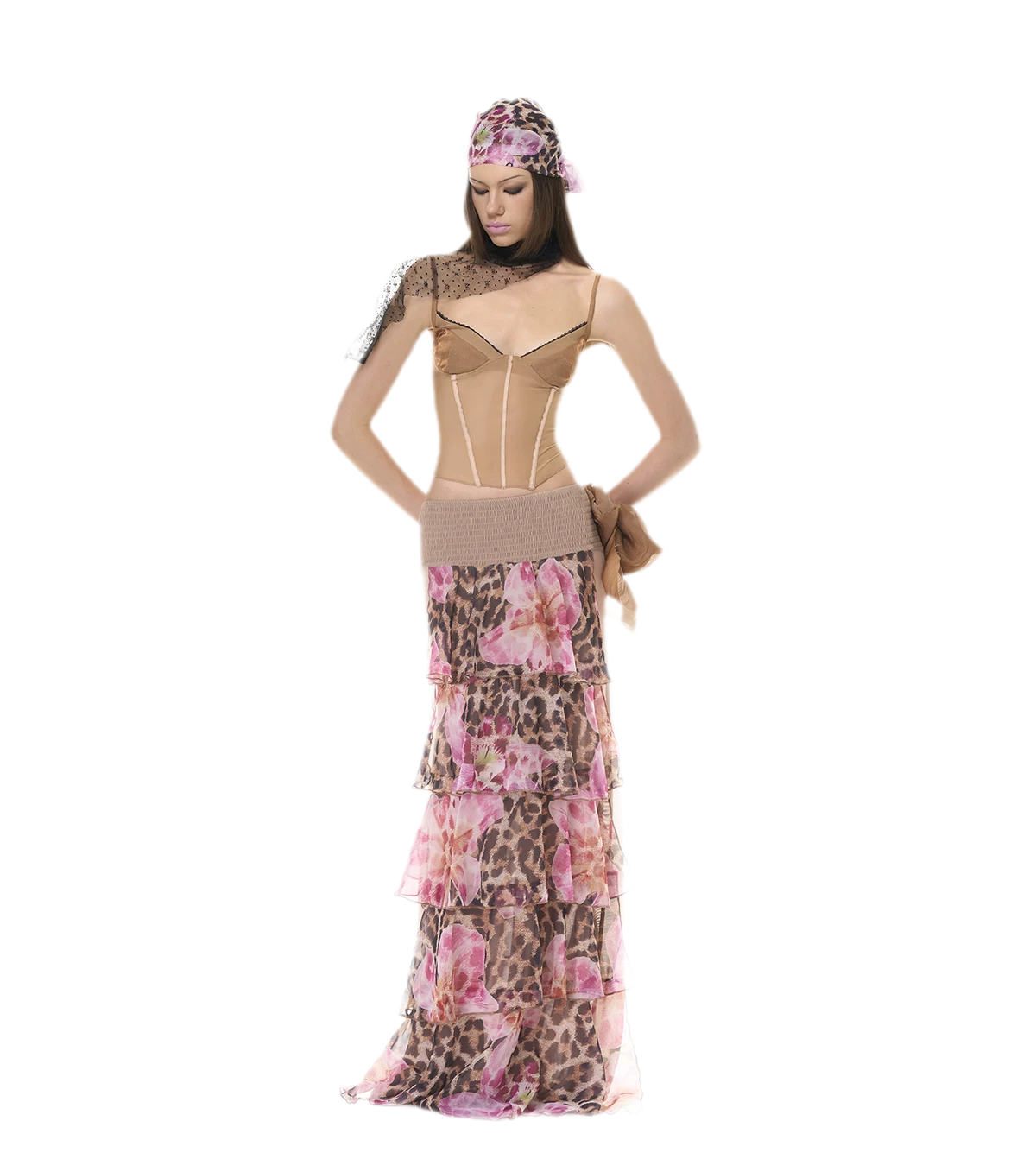 Lace Mesh Slim Cami