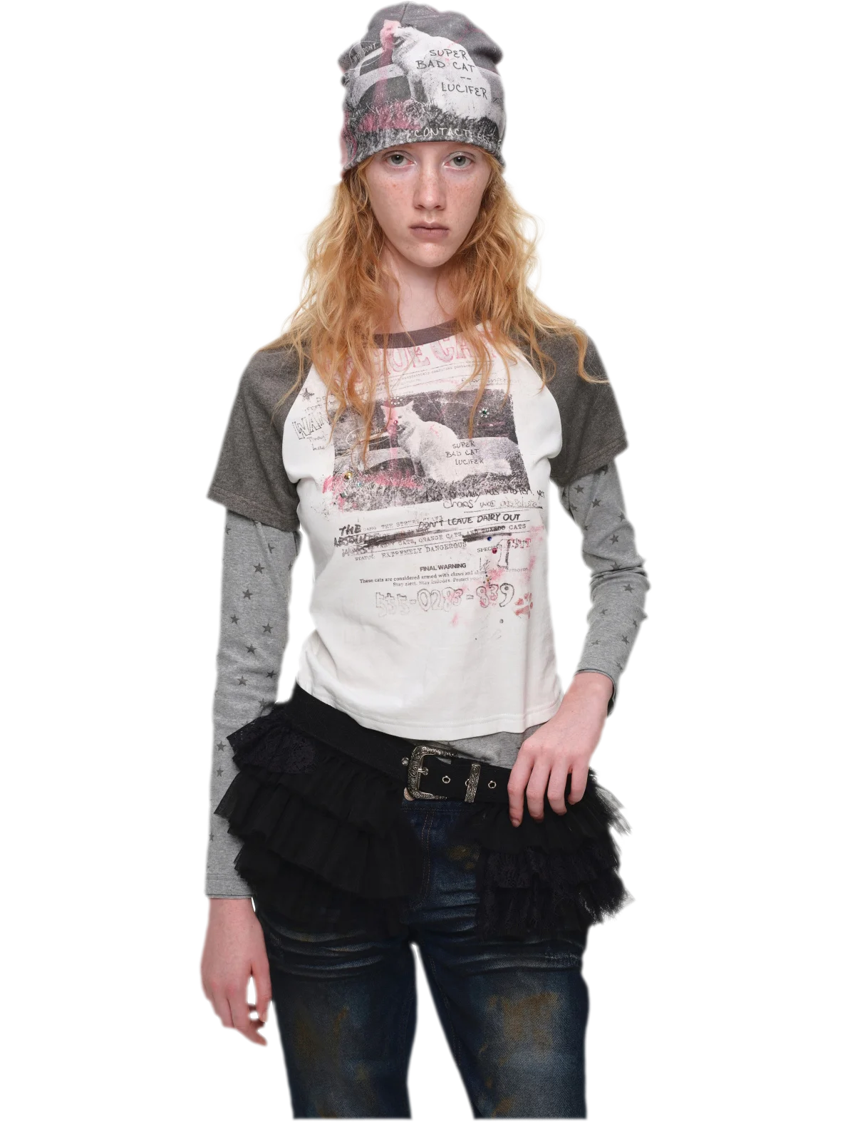 Graphic Color-Block Raglan T-Shirt