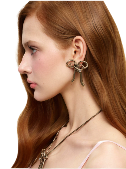 Vintage Bowknot Earrings