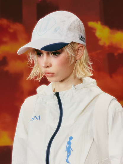 Screen-Printed Contrast Brim Cap