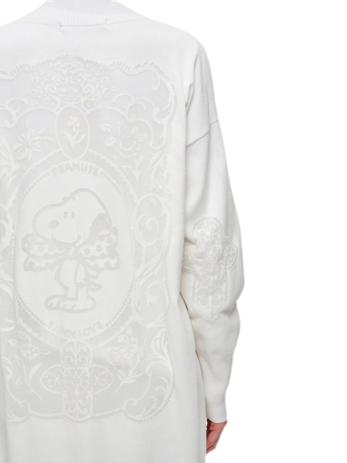 Burnout Frame Knit Cardigan