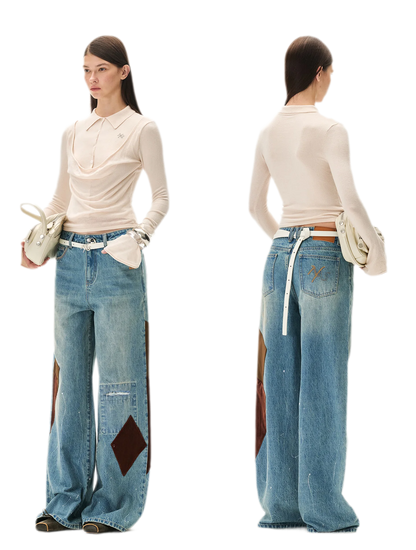 Cashmere Cowl-Neck Flared-Sleeve Knit Top