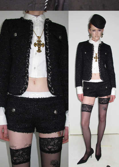 Embroidered Peter Pan Collar Shirt
