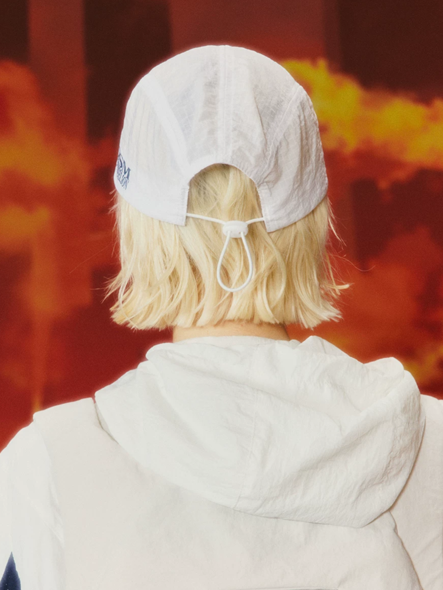 Screen-Printed Contrast Brim Cap