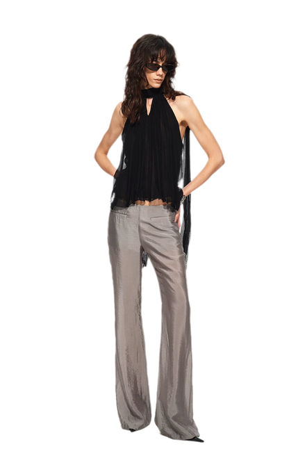 Silky Flared Lounge Pants