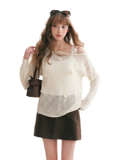 Corduroy High-Waisted A-Line Skirt