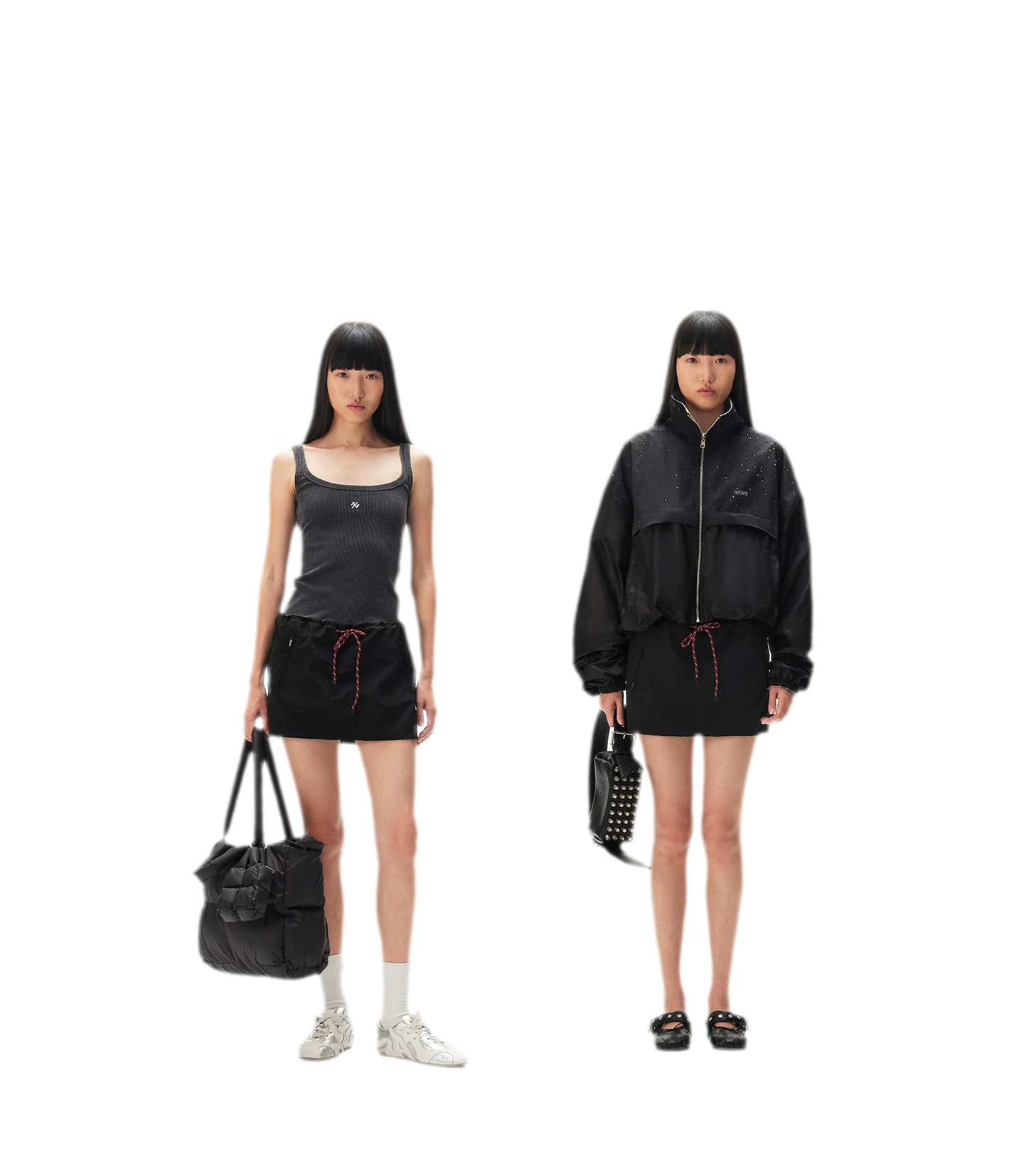 Washed Contrast Dress