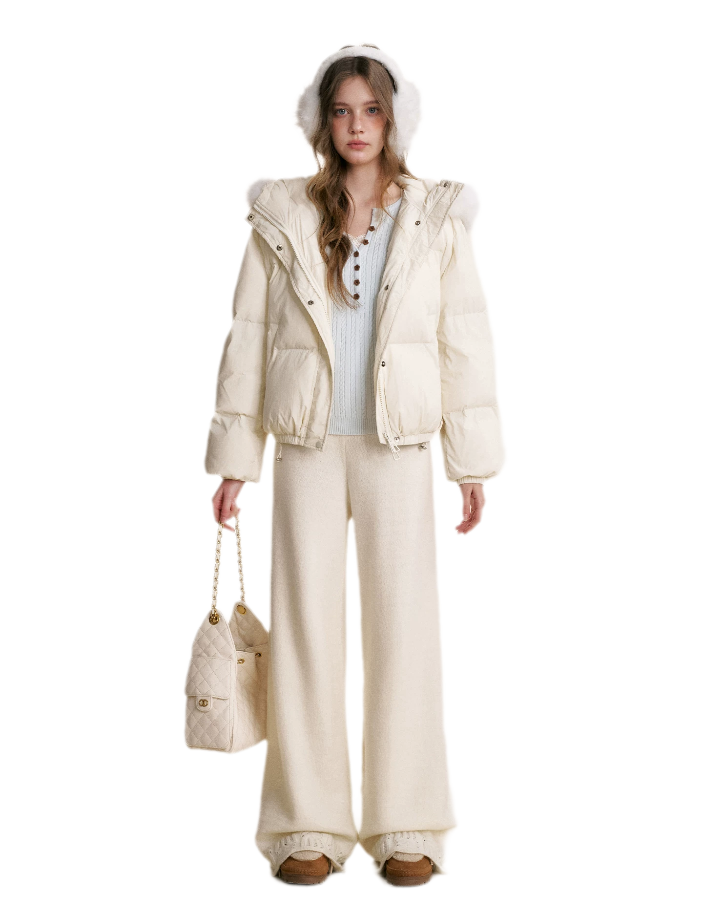 Puffer Hooded Down Jacket