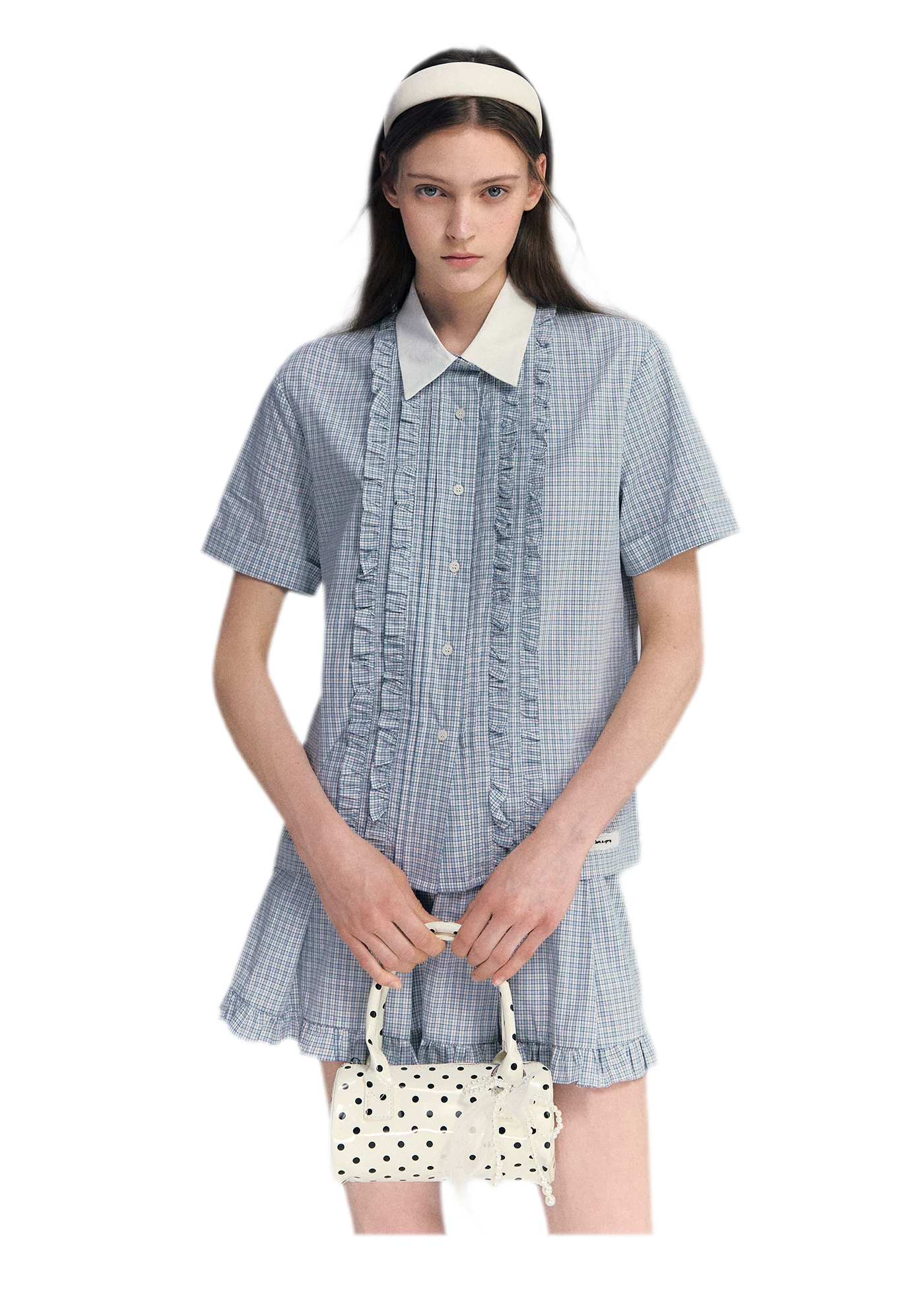 Blue Plaid Set
