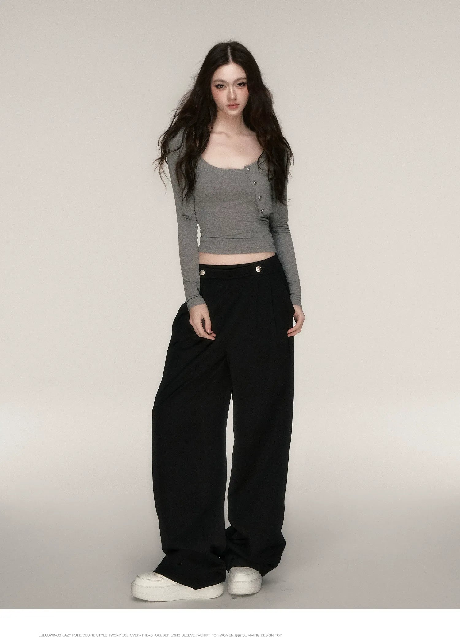 Napoleon Wide-Leg Suit Trousers