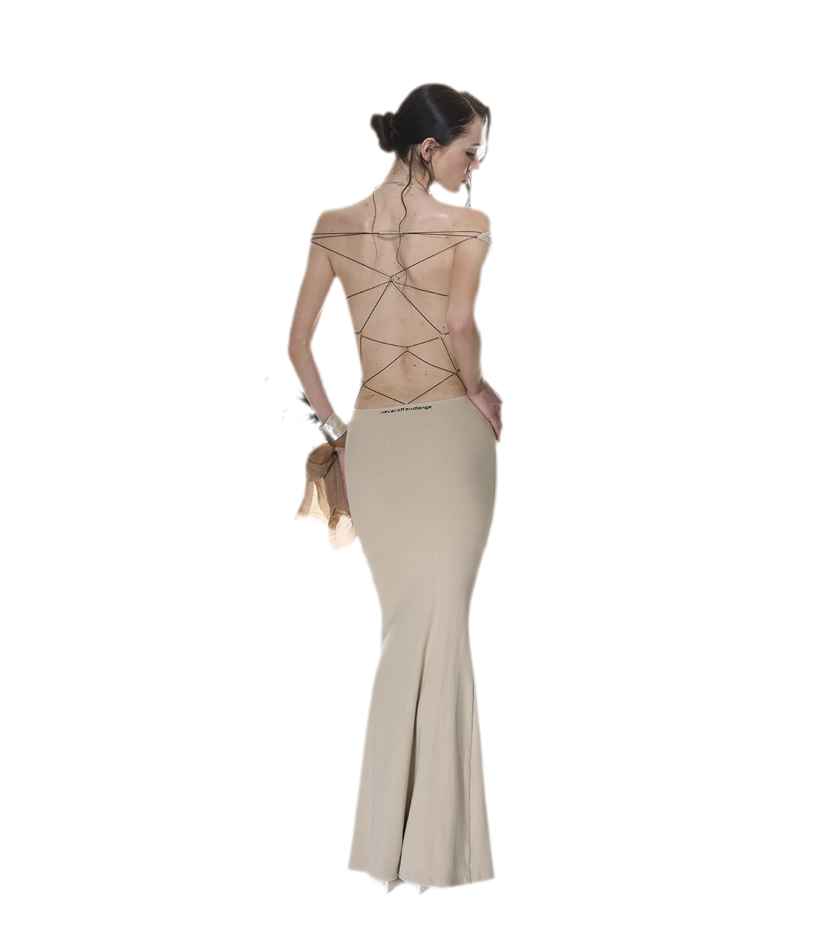 Back Tie Mermaid Dress