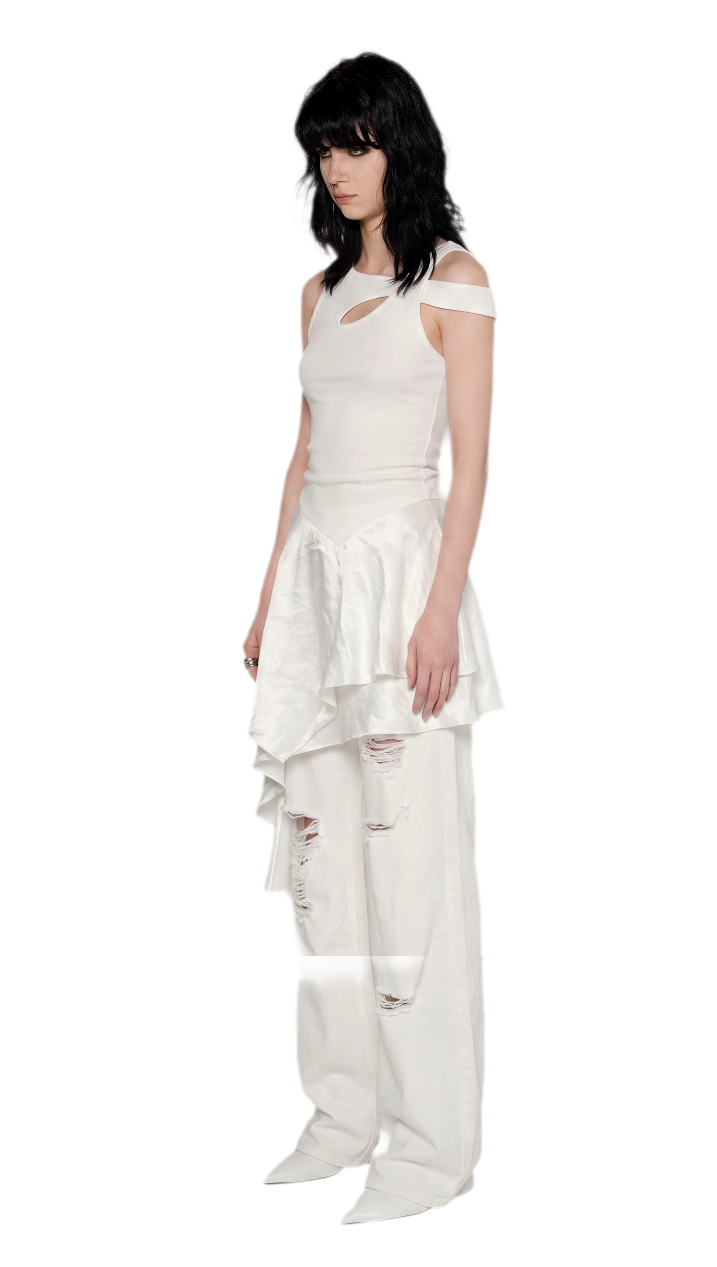 Asymmetric Layered Dress