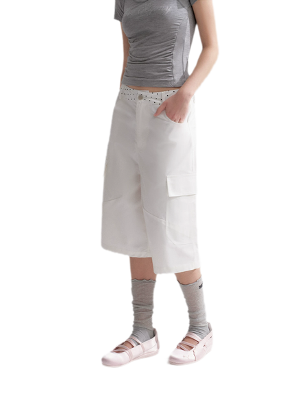 Polka Dot Cargo Jeans