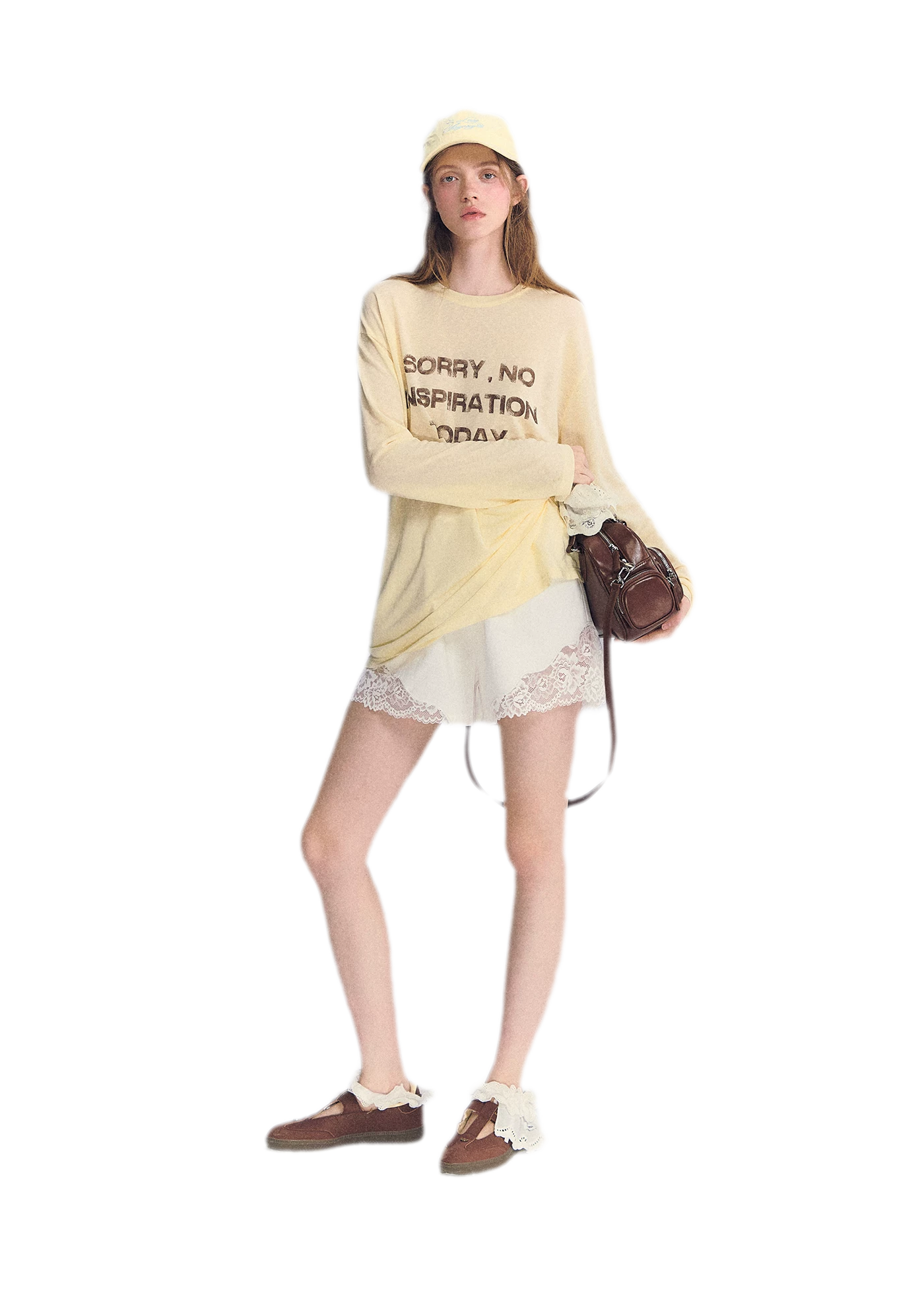 Lace Trim Cotton Shorts