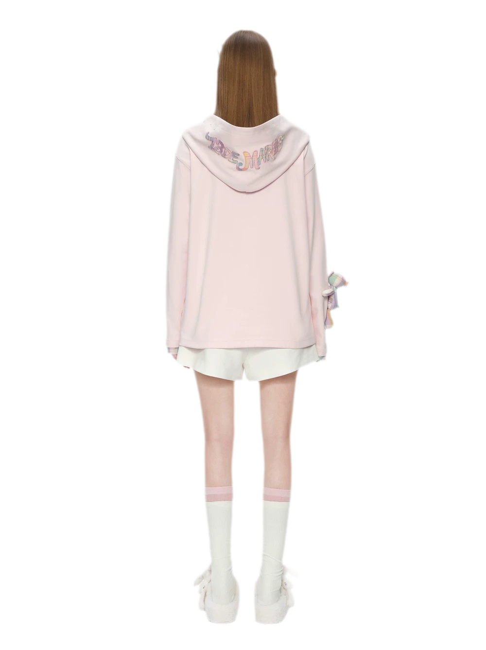 Deconstructed Plaid Hooded T-Shirt
