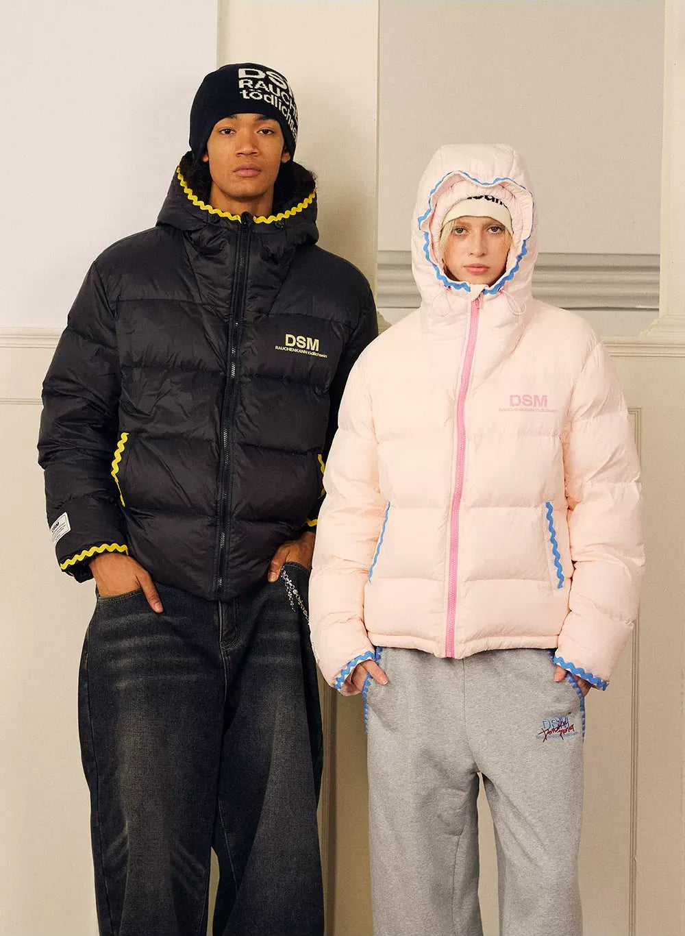 Glossy Nylon Hooded Puffer
