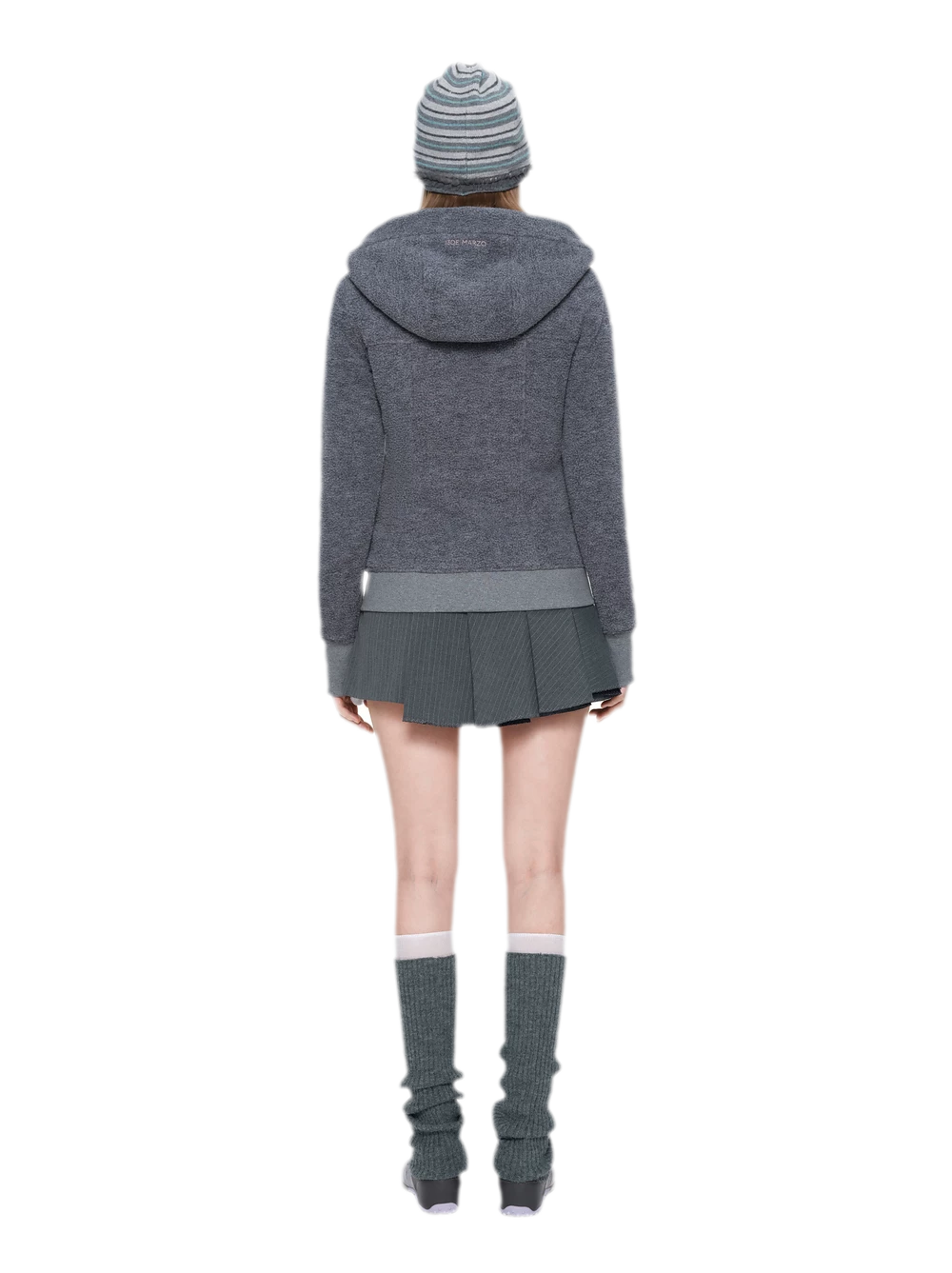 Soft Fleece Slim-Fit Hooded Jacket