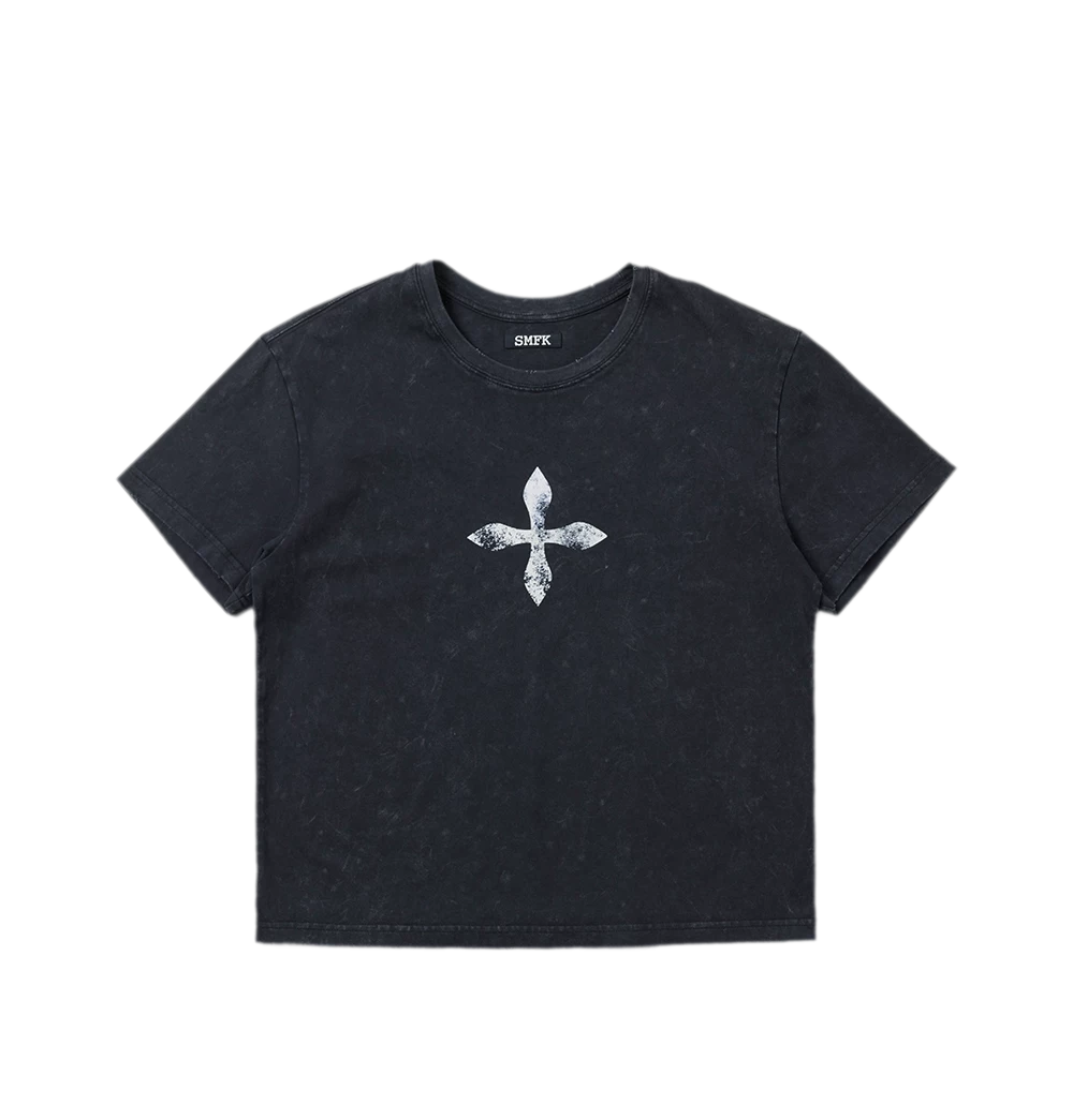 Cross Flower Vintage Tee