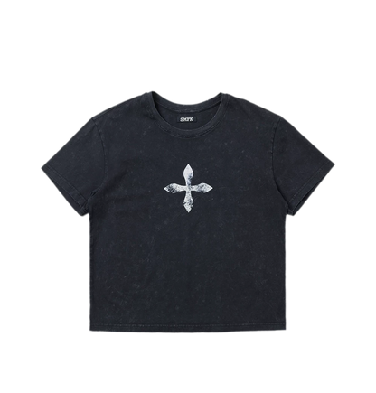 Cross Flower Vintage Tee