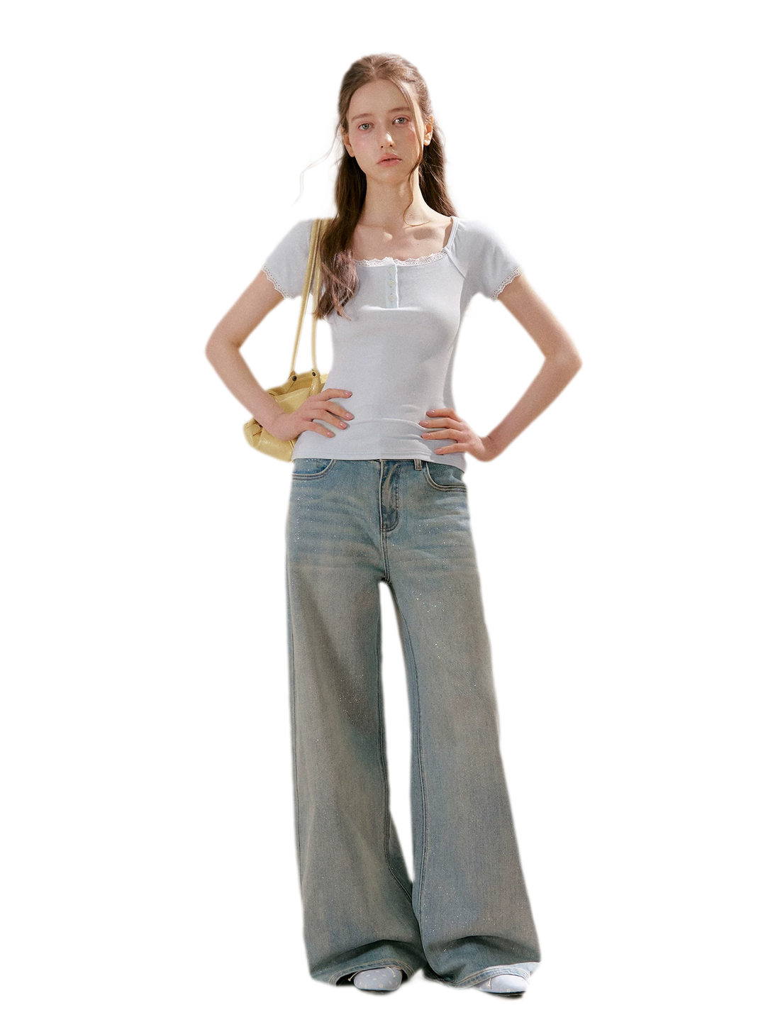 Lace Trim Tee