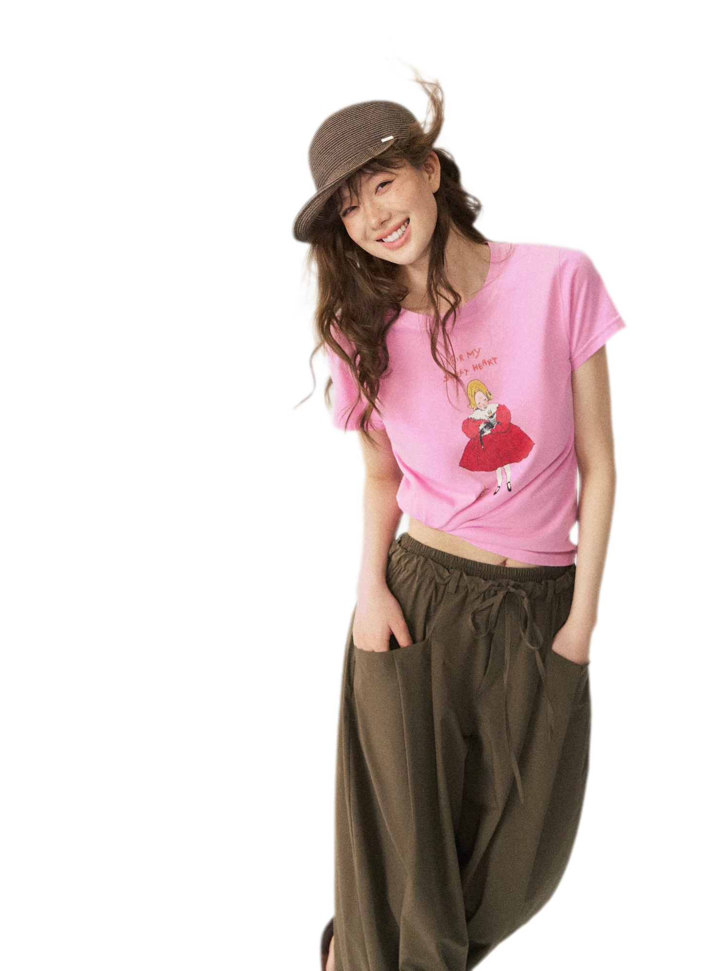 Double Waist Relaxed Pants