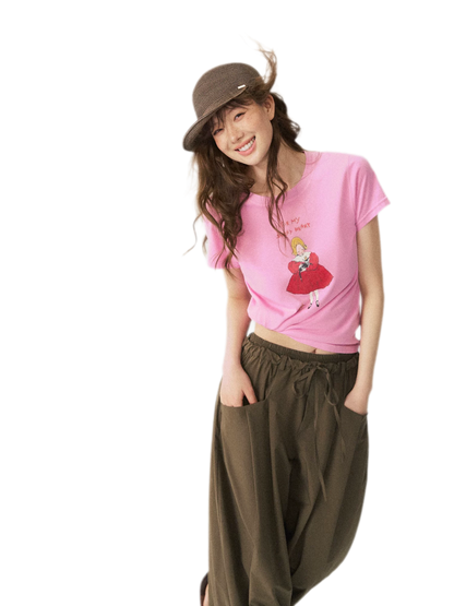 Double Waist Relaxed Pants