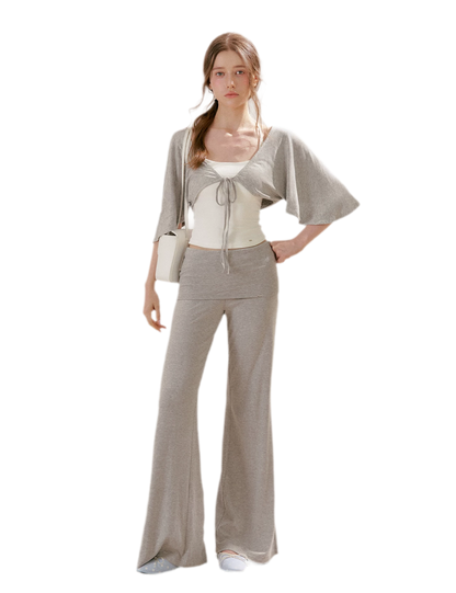 Sportique Knit Straight Pants