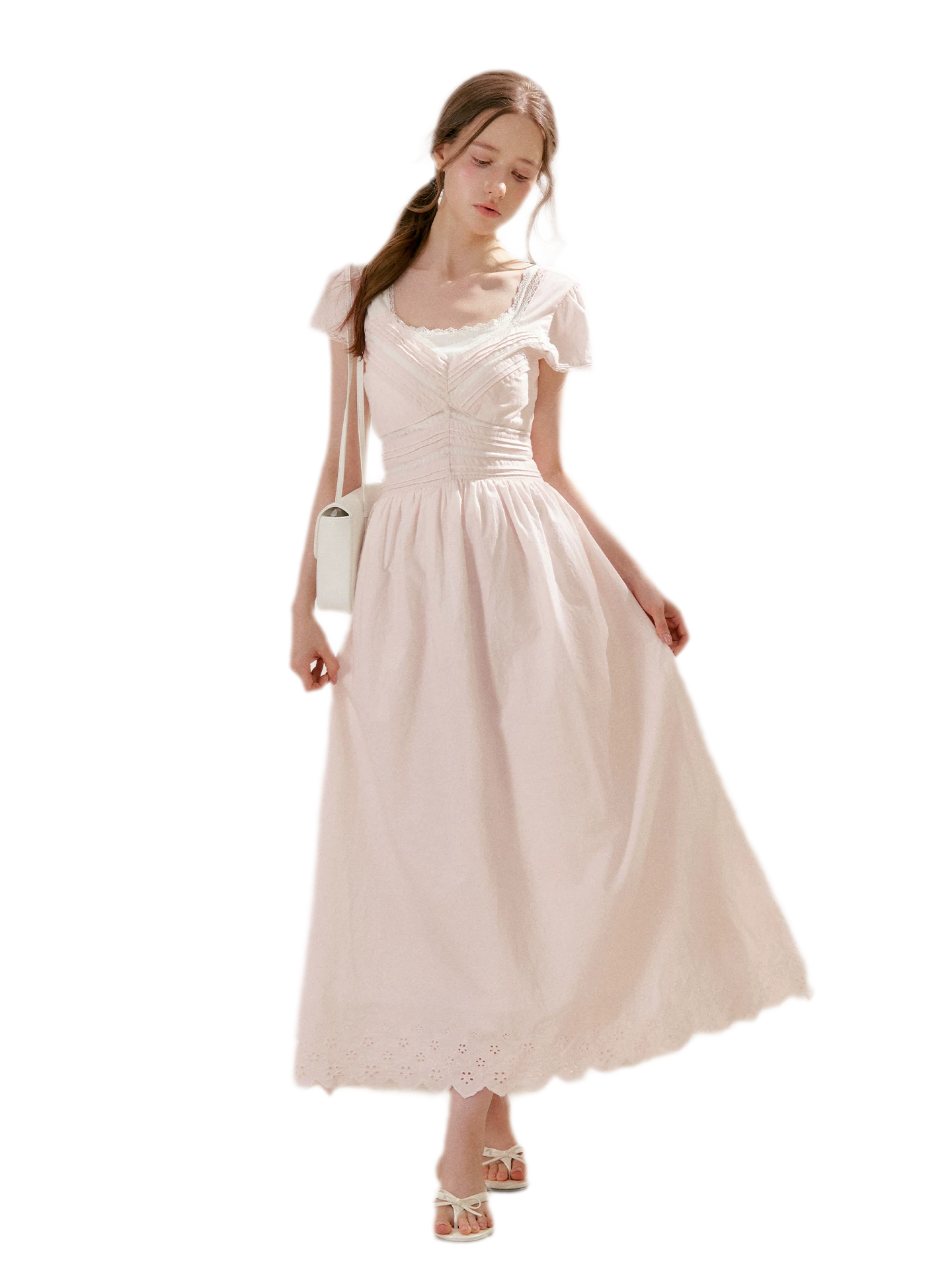 Lace V-Neck Dress