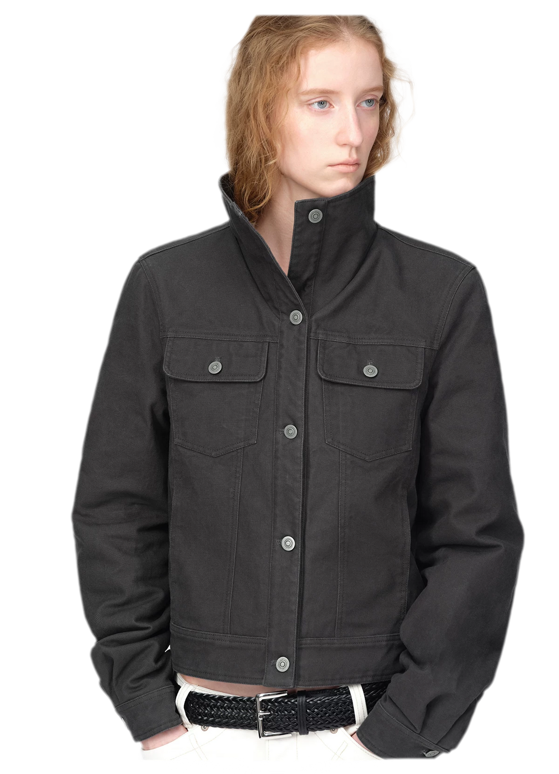 Vintage Washed Padded Utility Jacket