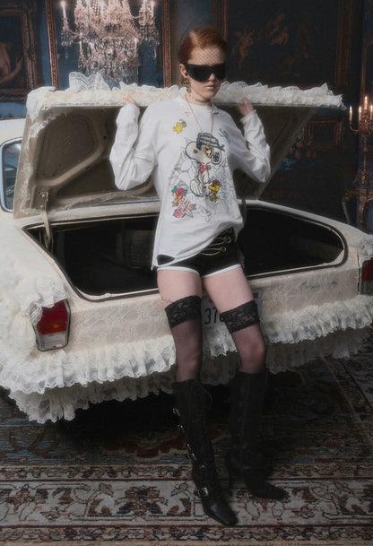 Metal Button Suit Shorts
