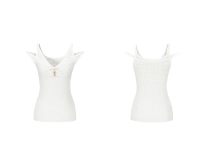 False Two-Piece Knit Top