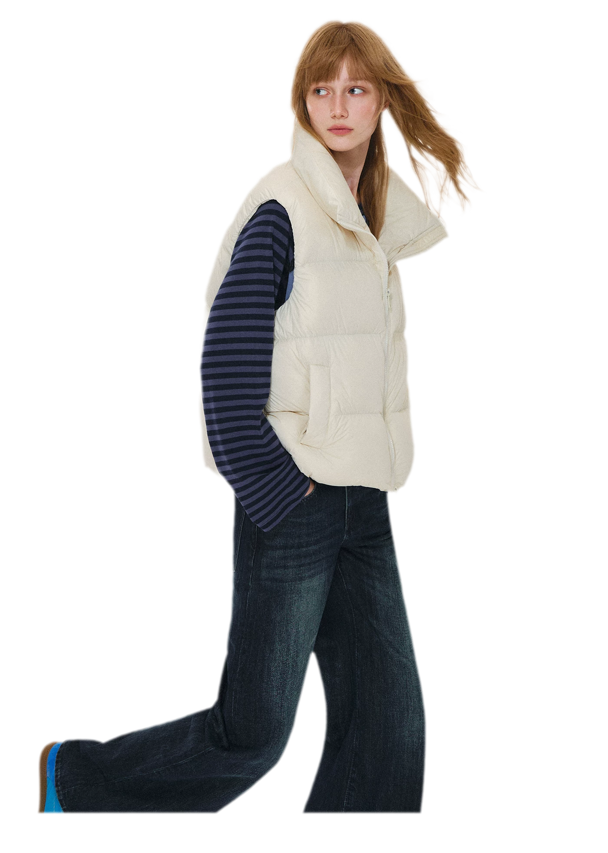 Lightweight Stand Collar Down Vest